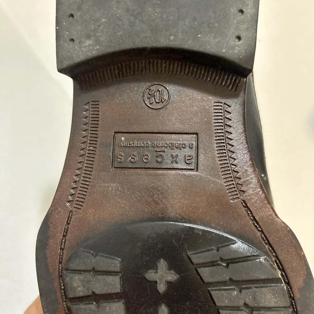 Axcess A Claiborne Company Black Dress Shoes Office Shoe Size 10.5 M